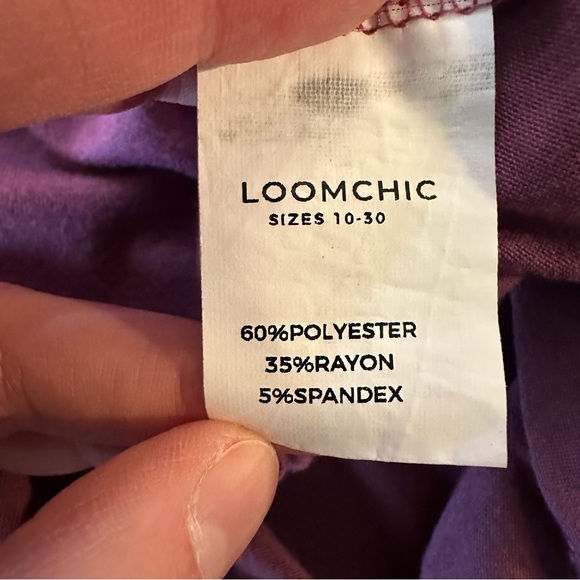 BloomChic Lavender Purple Tie Waist Stretch Midi Dress - Picture 6 of 7